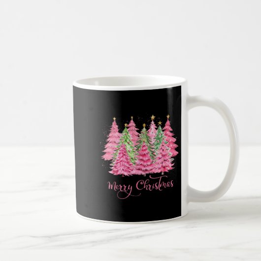Merry And Bright Christmas Tree Cute Xmas Pajama M Kaffeetasse (Rechts)