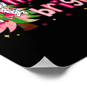 Merry And Bright Christmas Tree Nk Coquette Bow Wo Poster (Ecke)