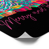 Merry And Bright Coquette Bow Christmas Tree Women Poster (Ecke)