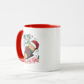 Merry and Bright: Ein festliches Weihnachtsburrito Tasse (Vorderseite Links)
