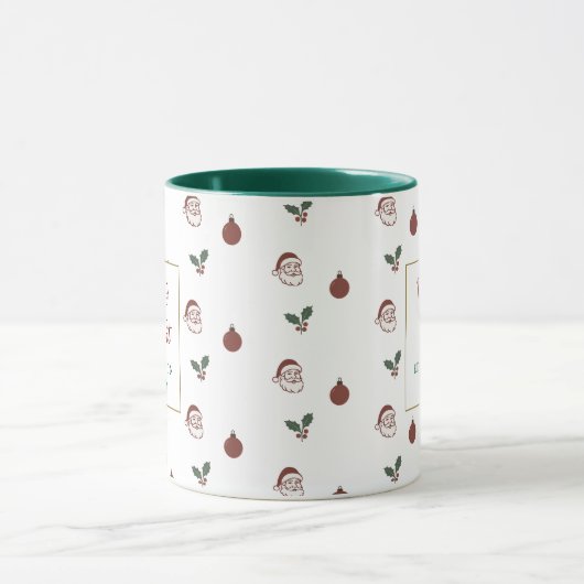 Merry and Bright family name Christmas Tasse (Zentrum)