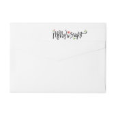 "Merry and Bright" Feiertag (Rückseite)