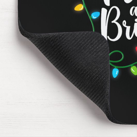 Merry And Bright Funny Family Matching Christmas O Mousepad (Ecke)