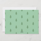 Merry and Bright Holiday Fotokarte Feiertagskarte (Rückseite)