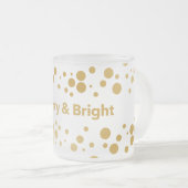 Merry and Bright Holiday Mattglastasse (VorderseiteRechts)