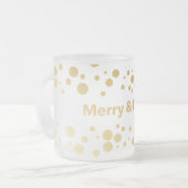 Merry and Bright Holiday Mattglastasse (Vorderseite Links)