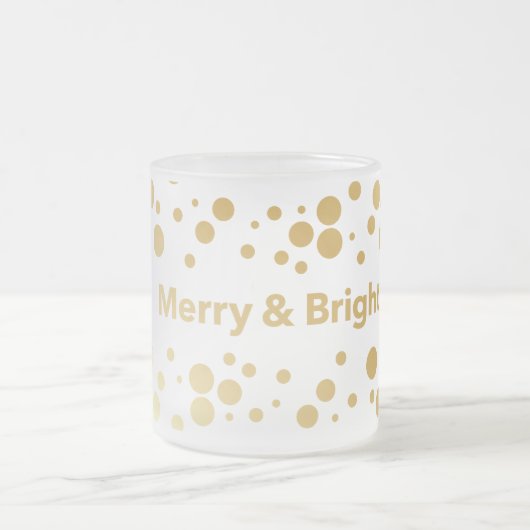 Merry and Bright Holiday Mattglastasse (Mittel)