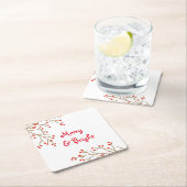 Merry and Bright Holiday Party Paper Untersetzer (Vor Ort)