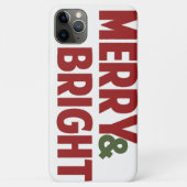 Merry and Bright Holiday Phone Case (Rückseite)