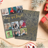 Merry and Bright Imitate Gold 9 Foto Weihnachten