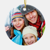 Merry and Bright Keepake Foto Ornament (Vorne)