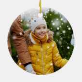 Merry and Bright Keepake Foto Ornament (Hinten)