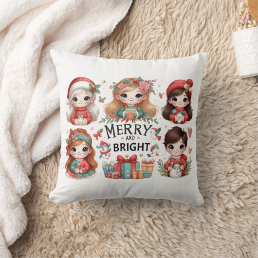 Merry and Bright Kissen (Decke)