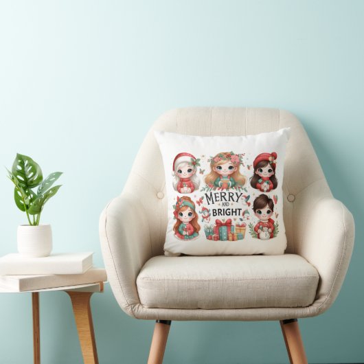 Merry and Bright Kissen (Stuhl )