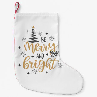 Merry And Bright Kleiner Weihnachtsstrumpf