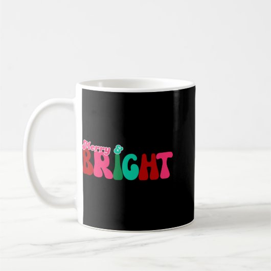 Merry And Bright Maximalist Christmas Toddler T Sh Kaffeetasse (Links)