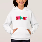 Merry and Bright Maximalist Kids Weihnachtssüßer Hoodie (Vorderseite)