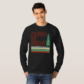 Merry and Bright Merry Christmas Tree Xmas Vibes W T-Shirt (Vorne ganz)