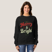 Merry and bright  minimal chic Santa christmas tee (Vorne ganz)
