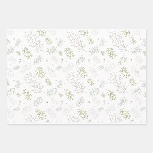 Merry and Bright mit Mistletoe Geschenkpapier Set (Vorderseite 3)