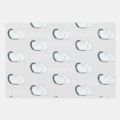 Merry and Bright mit Mistletoe Geschenkpapier Set (Vorderseite 2)