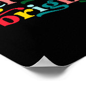 Merry And Bright Modern Christmas Womens  Poster (Ecke)