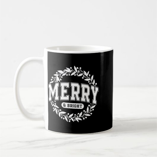 Merry And Bright Moody And Uptight Christmas Coupl Kaffeetasse (Links)