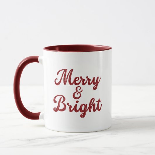 Merry and Bright Mug Tasse (Links)