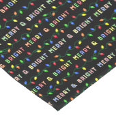 Merry and Bright Multi Christmas Lights Kurzer Tischläufer (Ecke)