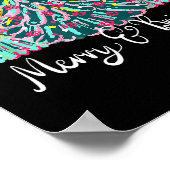 Merry And Bright Nk Christmas Tree Xmas Holiday Wo Poster (Ecke)