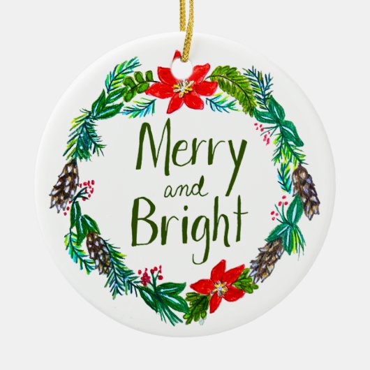 Merry and Bright Ornament (Vorne)