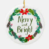 Merry and Bright Ornament (Hinten)