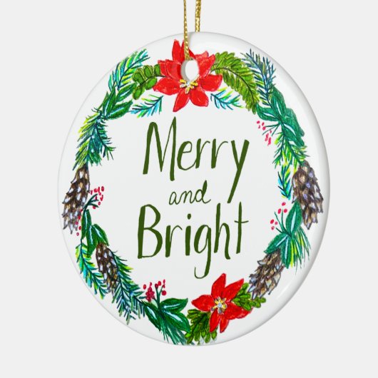 Merry and Bright Ornament (Links)