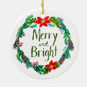 Merry and Bright Ornament (Hinten)