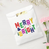 Merry and Bright Pine Tree Rentier Snowman Geschenktütchen (Versiegelt)