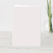 "Merry and Bright" Pink Folc Foil Holiday Card (Rückseite)