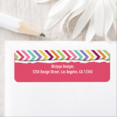 Merry and Bright Rücksendeadressen-Aufklebers (Insitu)