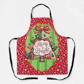 Merry And Bright Schürze (Vorderseite)