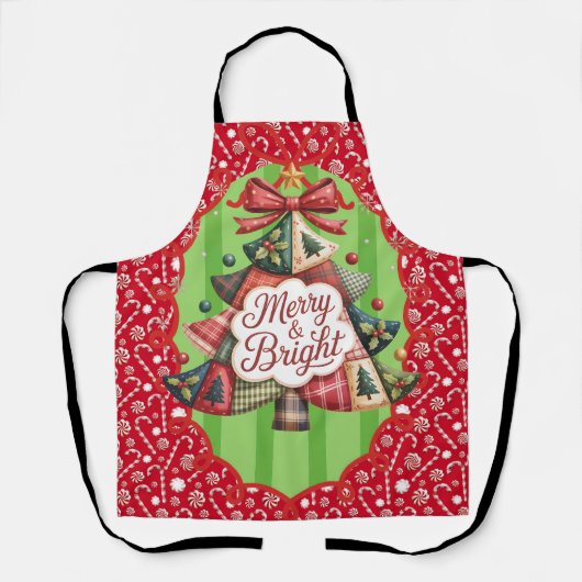 Merry And Bright Schürze (Vorderseite)