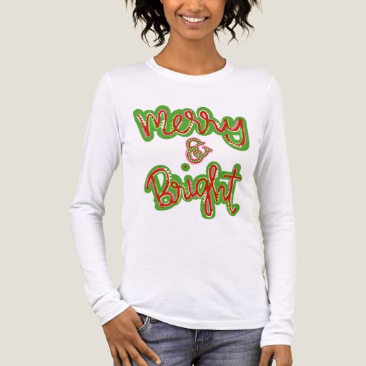 Merry and Bright Shirt (Vorderseite)