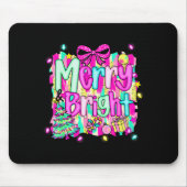 Merry And Bright Shirt Cute Christmas Holiday Men Mousepad (Vorne)