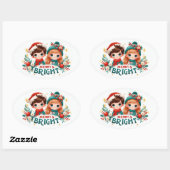 Merry and Bright Stickers (Blatt)