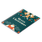 Merry and Bright Stylish Modern New Year Notizblock (Linke Seite)