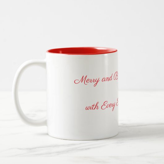 Merry and Bright Tasse (Links)