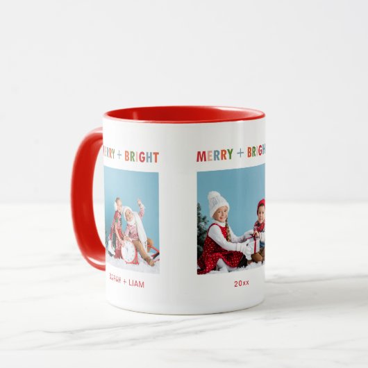 Merry and Bright Tasse (Vorderseite Links)