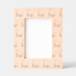 "Merry and Bright" Urlaubsszenarien graviert Geätzte Rahmen