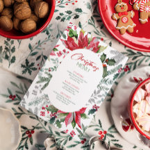 Merry and Bright Watercolor Christmas Botanicals