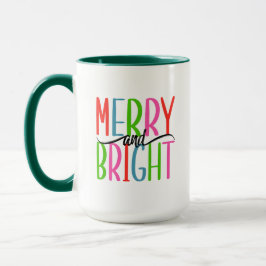 Merry and Bright - Weihnachten Tasse