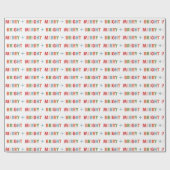 Merry and Bright Wrapping Paper Geschenkpapier (Flach)