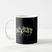 Merry And Christmas Bright Camouflage Reindeer Xma Kaffeetasse (Links)